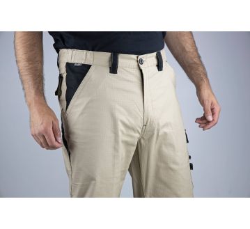 PANTALON DE TRAVAIL ETE PLUTON BICOLORE STRETCH...