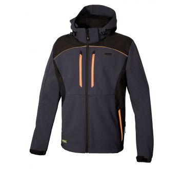 Veste Softshell Cofra - KLARBO marron et orange