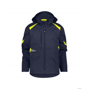 Veste softshell pour homme Dassy 24KALAMAH bleu