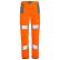 Pantalon de signalisation haute visibilité pour l'été orange/gris clair de la marque Lafont