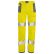 Pantalon haute visibilité poches genoux jaune/gris de la marque Lafont