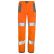 Pantalon haute visibilité poches genoux orange/gris de la marque Lafont