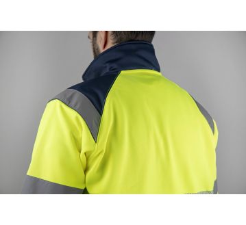 SWEAT COL CAMIONNEUR HAUTE VISIBILITE MIRE 8084...