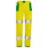 Pantalon haute visibilité écoresponsable jaune/vert de la marque Lafont