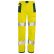 Pantalon haute visibilité écoresponsable jaune/vert foncé de la marque Lafont