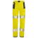 Pantalon haute visibilité écoresponsable jaune/gris foncé de la marque Lafont