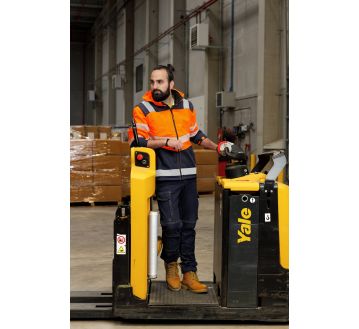 VESTE SOFTSHELL HV CIBLE 2266 ORANGE FLUO - LMA