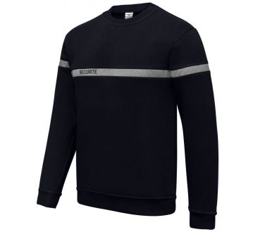 SWEAT-SHIRT "SECURITE" SWL3112 NOIR - TBM