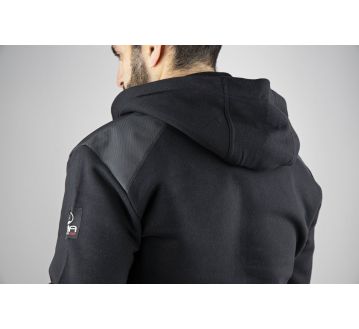 SWEAT ZIPPEE A CAPUCHE QUEBEC 8094 NOIR - LMA
