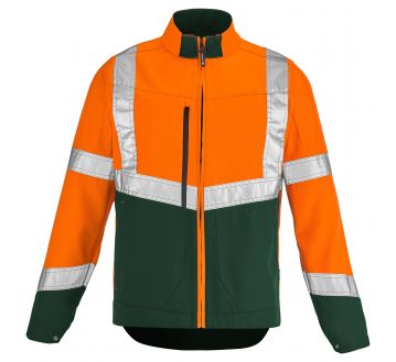 BLOUSON HAUTE VISIBILITE PI-jaune-bleu marine - LAFONT