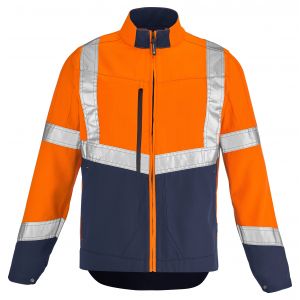 BLOUSON HAUTE VISIBILITE PI-jaune-bleu marine - LAFONT 2
