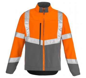 BLOUSON HAUTE VISIBILITE PI-jaune-bleu marine - LAFONT