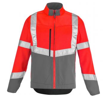 BLOUSON HAUTE VISIBILITE PI-jaune-bleu marine - LAFONT