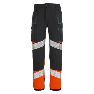 Pantalon de travail HV hemera de la marque Lafont coloris orange