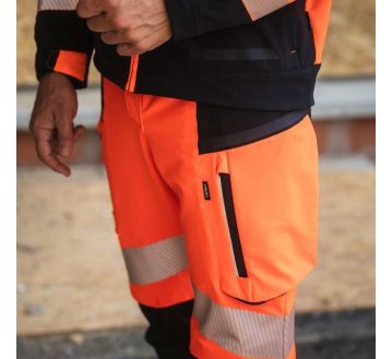 PANTALON DE TRAVAIL HV STAR PI 1FLST3PI - CEPOVETT