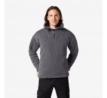 PULL POLAIRE COL CAMIONNEUR ZIP ROBERT - FHB