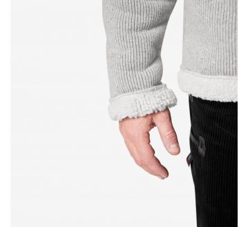 PULL POLAIRE COL CAMIONNEUR ZIP ROBERT - FHB