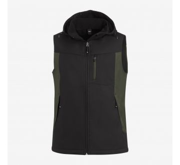 Gilet sans manches Softshell FHB - 24JUSTUS coloris olive