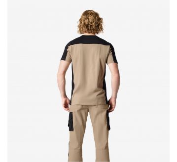 TEE-SHIRT MANCHES COURTES BI-COLORE MARC - FHB