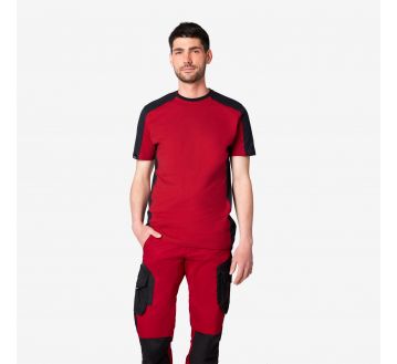 TEE-SHIRT MANCHES COURTES BI-COLORE MARC - FHB