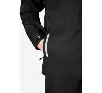 VESTE DE PLUIE BORIS NOIR PROTECT 3 COUCHES - FHB