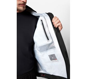 VESTE DE PLUIE BORIS NOIR PROTECT 3 COUCHES - FHB