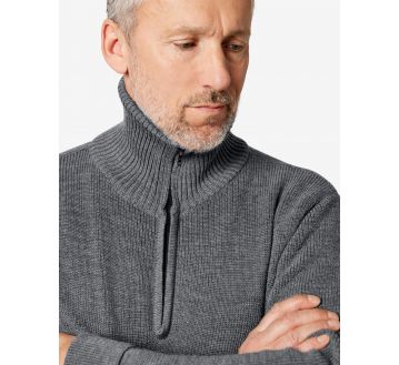 PULL LAINE COL CAMIONNEUR ZIP HINNERK - FHB