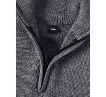 PULL LAINE COL CAMIONNEUR ZIP HINNERK - FHB