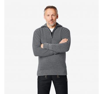 PULL LAINE COL CAMIONNEUR ZIP HINNERK - FHB