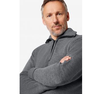 PULL LAINE COL CAMIONNEUR ZIP HINNERK - FHB