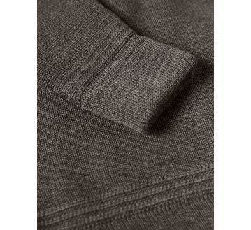 PULL LAINE COL CAMIONNEUR ZIP HINNERK - FHB