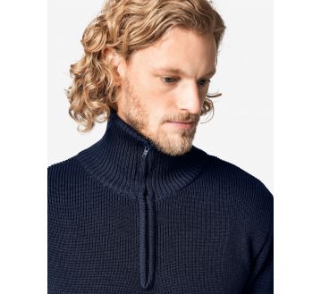 PULL LAINE COL CAMIONNEUR ZIP HINNERK - FHB