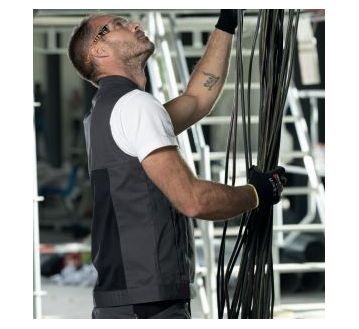 GILET DE TRAVAIL ETE MIXTE SENS COTON BIO...