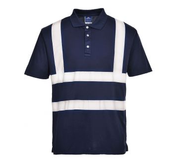 POLO MARINE AVEC BANDES RETROREFLECHISSANTES IONA F477 - PORTWEST