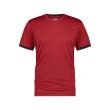 T-shirt anti uv rouge homme manches courtes NEXUS - DASSY