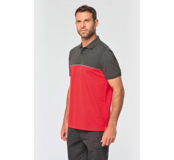 POLO BICOLORE ECORESPONSABLE UNISEXE WL210 -...