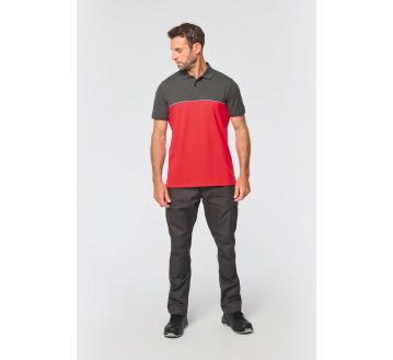 POLO BICOLORE ECORESPONSABLE UNISEXE WL210 -...