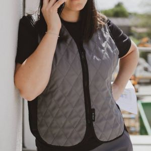 GILET RAFRAICHISSANTE GRIS EV05 G-HEAT 2