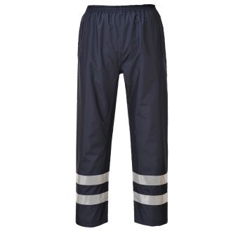 PANTALON PLUIE IONA LITE MARINE S481 BANDE RETRO - PORTWEST
