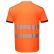 T-shirt haute visibilité anti-UV PORTWEST - Orange/Marine dos