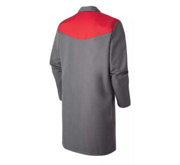 BLOUSE PRO'UP MOLINEL gris rouge dos