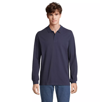 POLO MANCHES LONGUES PLANET MARINE FACE- SOL'S