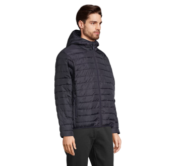 DOUDOUNE HOMME A CAPUCHE STREAM MARINE PORTEE COTE- SOL'S