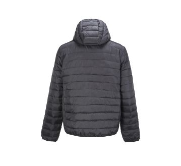 DOUDOUNE HOMME A CAPUCHE STREAM NOIRE DOS- SOL'S