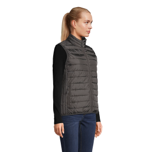 Doudoune sans manches STREAM 04021 - Anthracite PORTEE 2