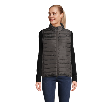 Doudoune sans manches STREAM 04021 - Anthracite PORTEE