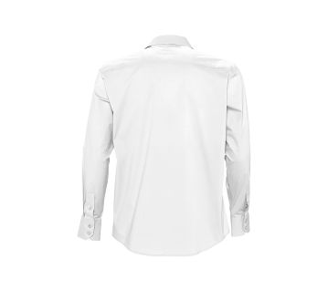 CHEMISE BRIGHTON HOMME 17000 BLANCHE DOS - SOL'S