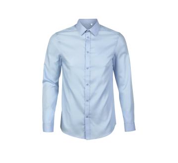CHEMISE HOMME MANCHES LONGUES BLEU LEGER BLAISE 03182 - NEOBLU