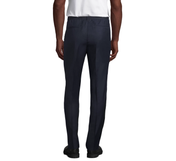 PANTALON DE COSTUME MARINE PORTEE GABIN MEN 03162 - NEOBLU