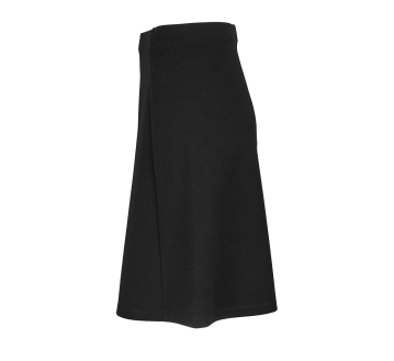 JUPE  NOIRE TRAPEZE CHLOE 03795 - NEOBLU